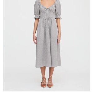 Hill House Home Size M Ophelia Dress in Chocolate Gingham